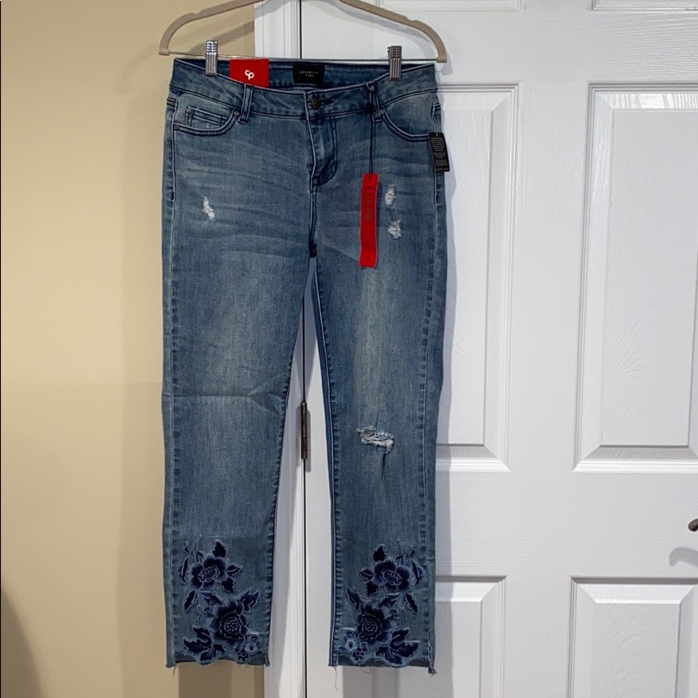 Embroidered Jeans